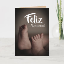 Spanish Congratulations  "Feliz Nacimiento" Baby