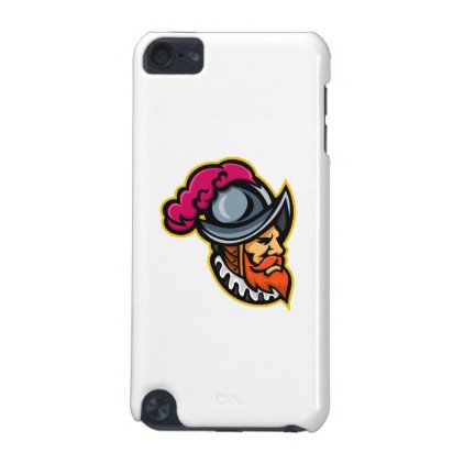 Spanish Conquistador Head Mascot iPod Touch (5th Generation) Case