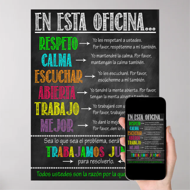 Spanish Counselor Office Poster Zazzle
