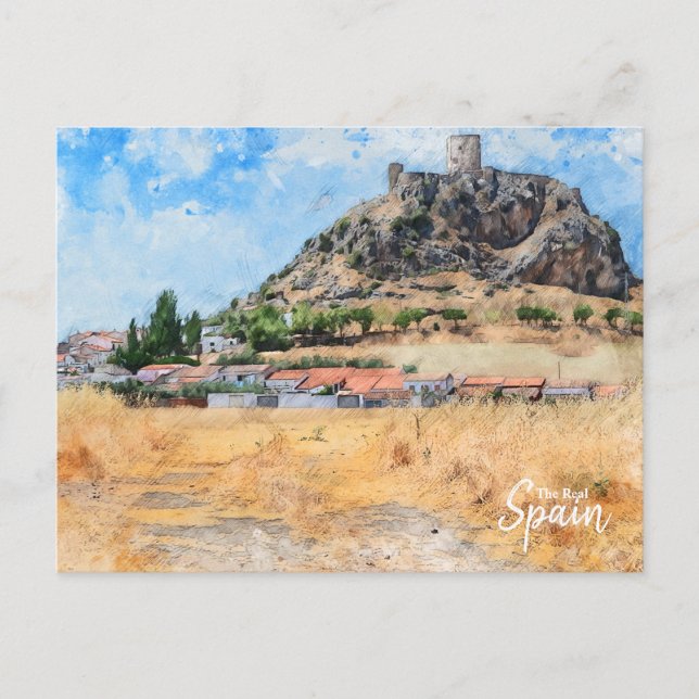Spanish countryside Postcard (Front)