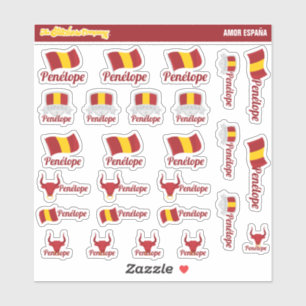 Spanish Custom Name Labels Spain