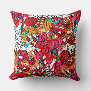 Spanish dance throw pillow