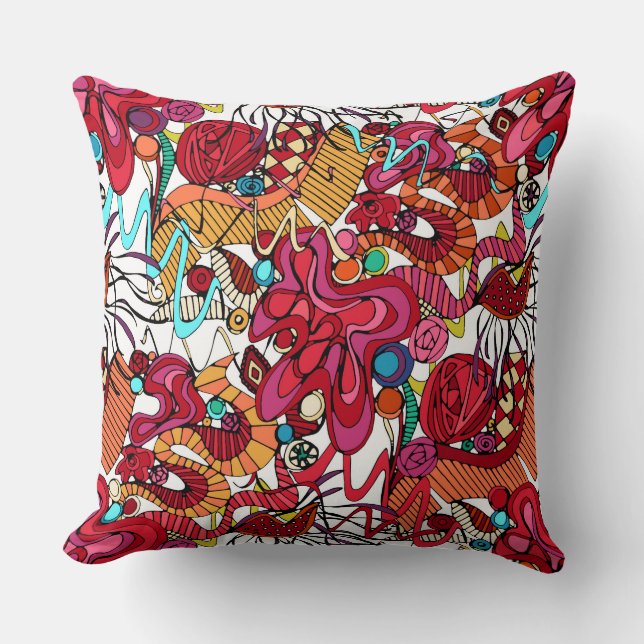 Spanish dance throw pillow (Front)