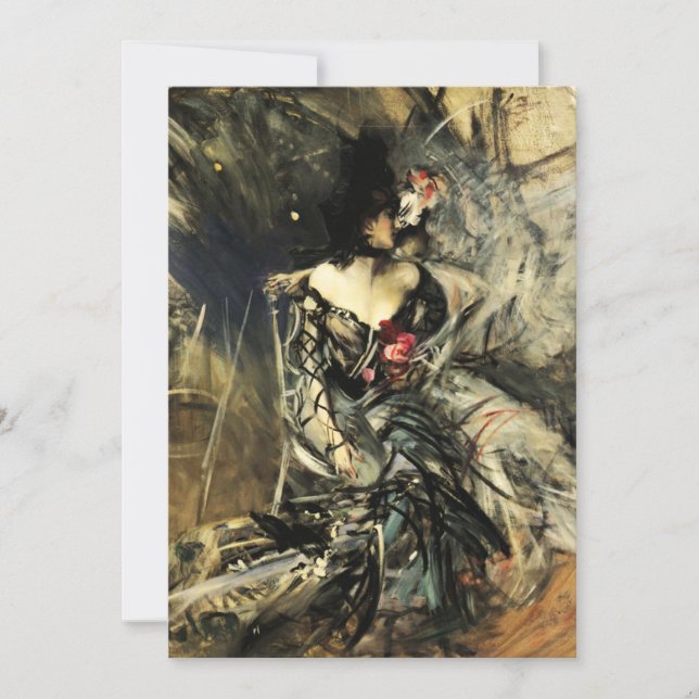 Spanish Dancer at the Rouge Invitations (Front)