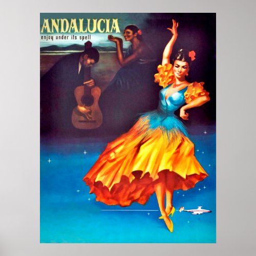Spanish dancer in Andalusia Spain Poster