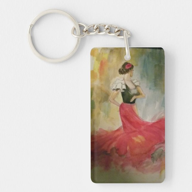Spanish Dancer Keychain (Front)