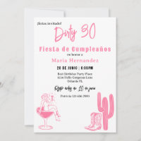 Spanish Dirty 30 Western Fiesta 30th Birthday