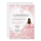 Spanish Dusty Pink Charra Princess Floral 15 Años