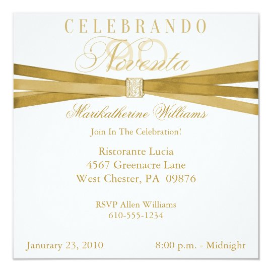 Spanish Elegant 90th Birthday Party Invitations Zazzle Com