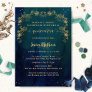Spanish, Elegant Starry Night Quinceañera Invitation