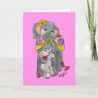 Spanish Elephant Mother and Daughter Mother’s Day Announcement