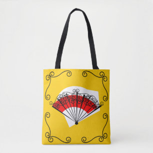 Spanish Fan Corners all over tote Bag