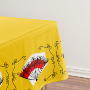 Spanish Fan Corners tablecloth 60 x 104