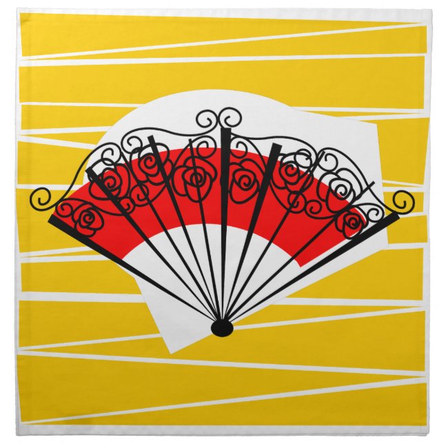 Spanish Fan napkin (Front)