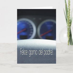 Spanish Father's Day Car Dahboard Card