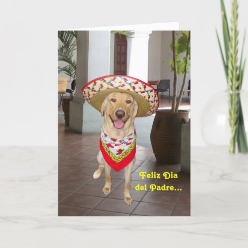 Spanish Fathers DayFeliz Dia del Padre Card