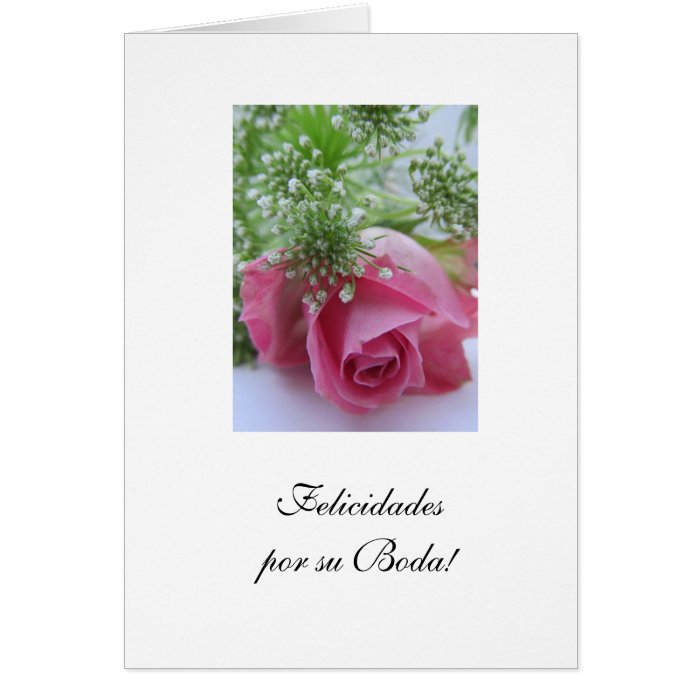 Spanish Felicidades por su Boda/ Wedding Cards