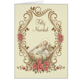 Spanish Feliz Navidad Baby Jesus Traditional (Front)