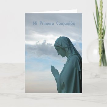 Spanish First Communion  Felicidades Primera Comun Card by toots1 at Zazzle