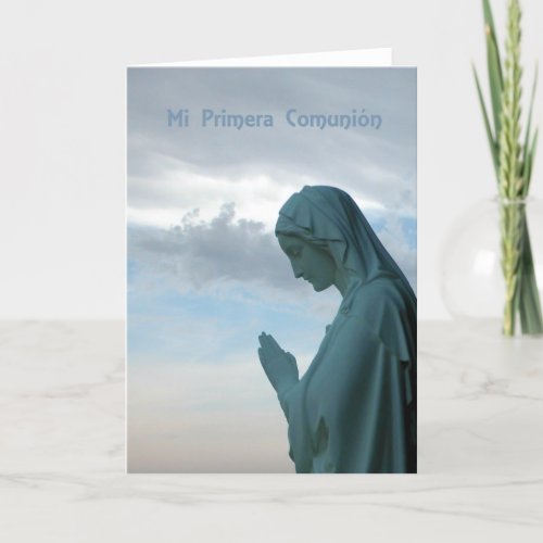 Spanish First Communion Felicidades Primera Comun Card