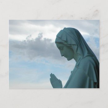 Spanish First Communion Invitation. Lady Praying Invitation Postcard by toots1 at Zazzle