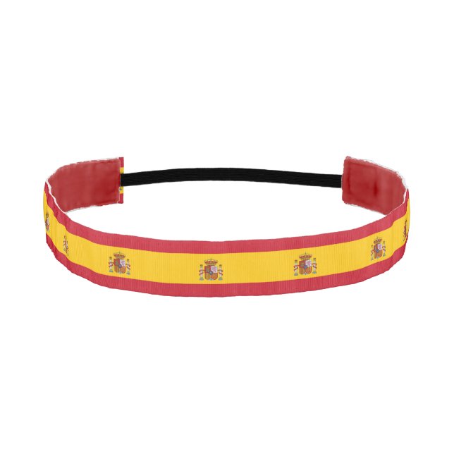Spanish flag athletic headband (Front)