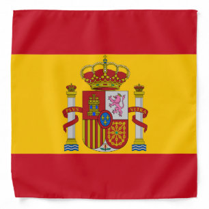 Spanish flag bandana