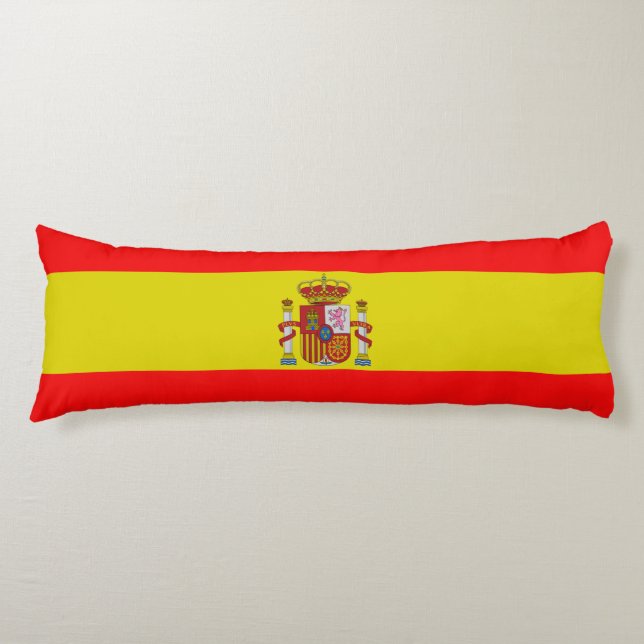 Spanish flag body pillow (Front)