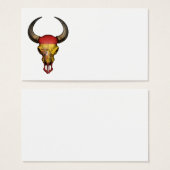 Spanish Flag Bull Skull (Front & Back)