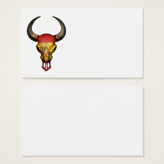 Spanish Flag Bull Skull (Front & Back)