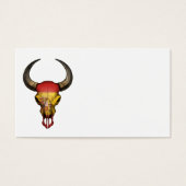Spanish Flag Bull Skull (Front)