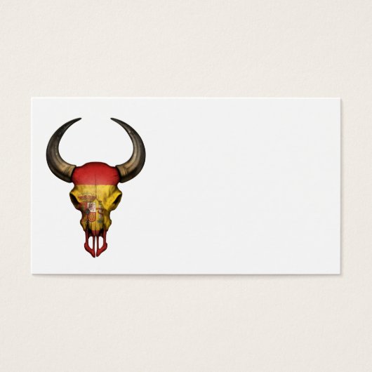 Spanish Flag Bull Skull (Front)
