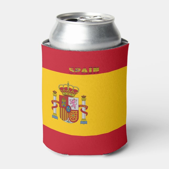 Spanish flag  can cooler (Can Front)