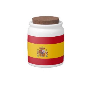 Spanish Flag Candy Jar