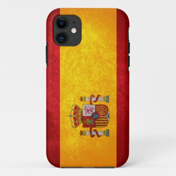 Spanish Flag Iphone 11 Case by FlagWare at Zazzle
