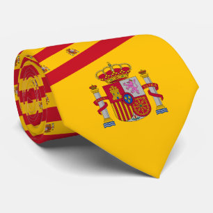 Spanish Flag & Coat of Arms, Flag of Spain Neck Tie