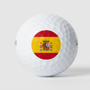 Spanish Flag Coat of Arms Golf Balls