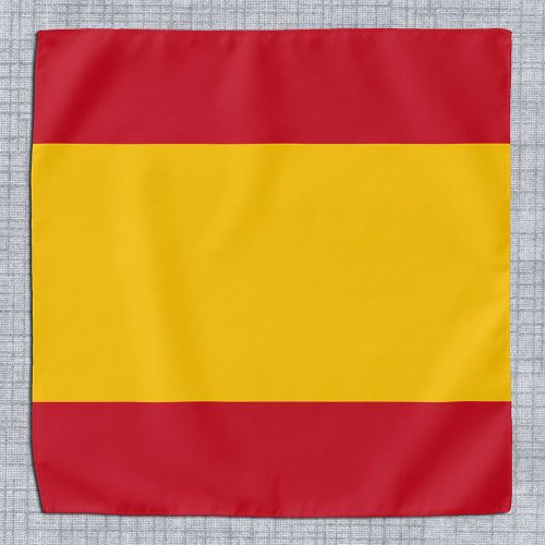 Spanish Flag colours bandana Spain  sports fans Bandana