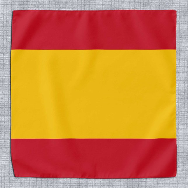 Spanish Flag colours bandana, Spain / sports fans Bandana (Creator Uploaded)