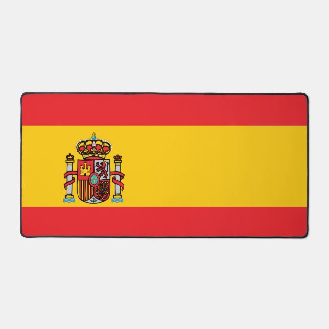 Spanish Flag  Desk Mat (Front)
