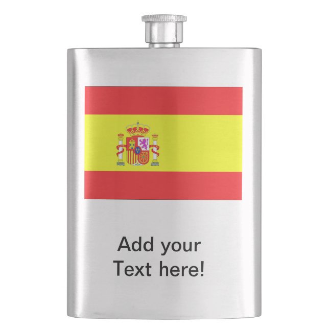 Spanish Flag Flask (Front)