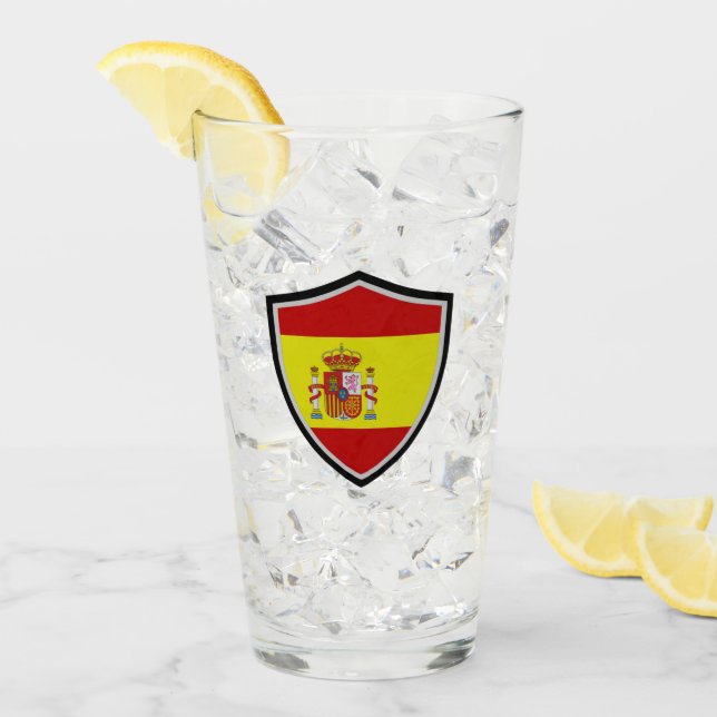 Spanish flag glass (Front Ice)