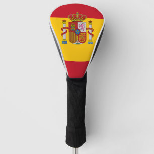Spanish flag golf head cover