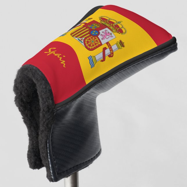 Spanish Flag & Golf Spain sports Covers /clubs (3/4 Front)