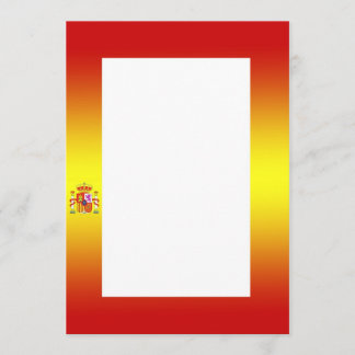 Spanish Flag Gradient Invitation