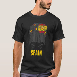 Spanish Flag Idea For Women Kids Spain Flag Outfit T-Shirt