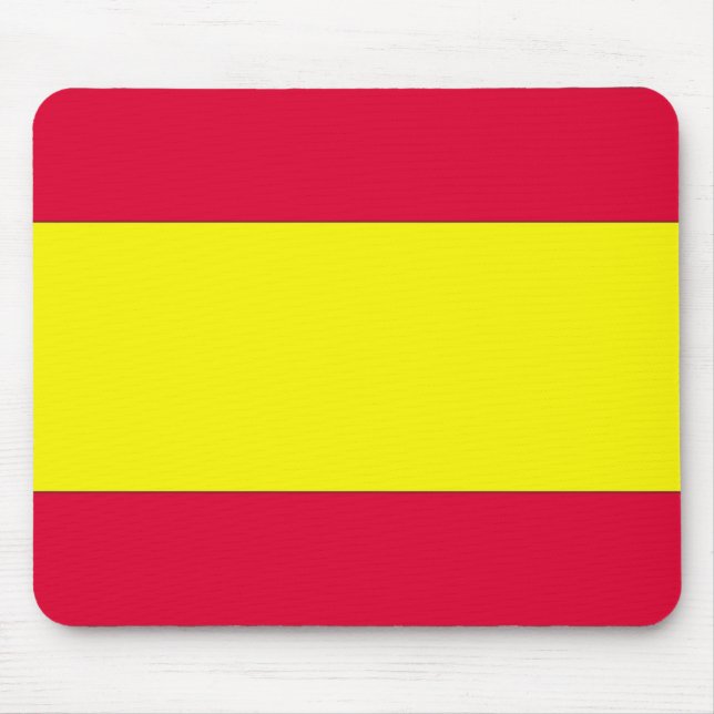 Spanish Flag Mouse Pad (Front)