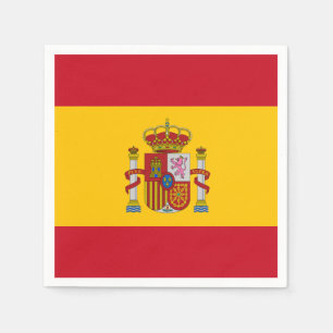 Spanish flag napkins