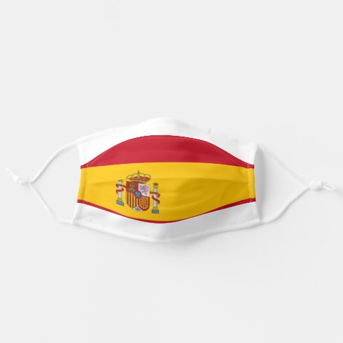 Spanish flag of Spain custom Adult Cloth Face Mask
