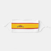 Spanish flag of Spain custom Adult Cloth Face Mask (Front, Folded)
